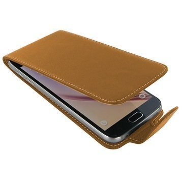 Samsung Galaxy S6 PDair Leather Case NP3TSSS6FX1 Ruskea