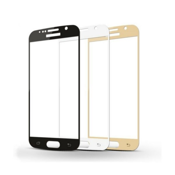 Samsung Galaxy S6 Panssarilasi 2.5d Full Cover Musta