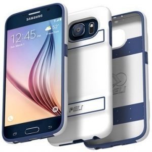 Samsung Galaxy S6 Peli Guardian Kovakotelo Valkoinen / Sininen