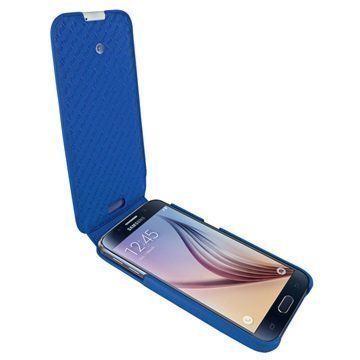 Samsung Galaxy S6 Piel Frama iMagnum Nahkakotelo Sininen