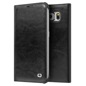 Samsung Galaxy S6 Qialino Wallet Leather Case Black