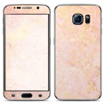 Samsung Galaxy S6 Rose Gold Marble Suojakalvo