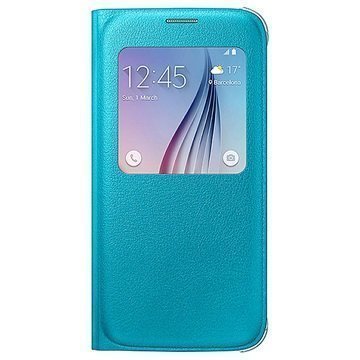 Samsung Galaxy S6 S-View Läppäkotelo EF-CG920PL Sininen