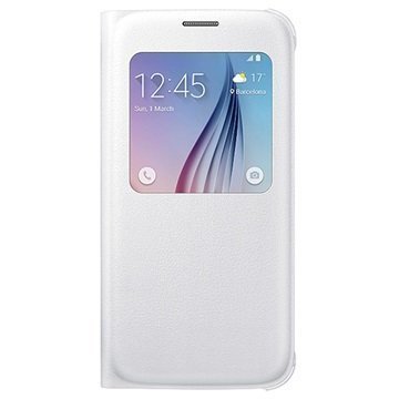 Samsung Galaxy S6 S-View Läppäkotelo EF-CG920PW Valkoinen