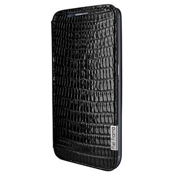 Samsung Galaxy S6 S6 Edge Piel Frama Framaslim Nahkakotelo Lisko Musta