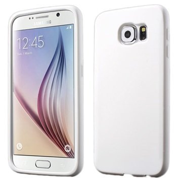Samsung Galaxy S6 Silikoninen Suojakuori Valkoinen