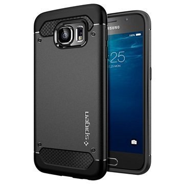 Samsung Galaxy S6 Spigen Ultra Rugged Kapselikotelo Musta