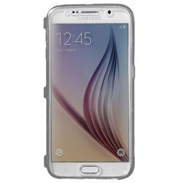 Samsung Galaxy S6 TPU Läppäkotelo Läpinäkyvä