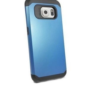 Samsung Galaxy S6 Tuff-luv Armour Kova Suojakotelo Sininen