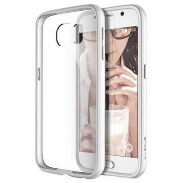 Samsung Galaxy S6 VRS Design Crystal Mixx Series Kotelo Valkoinen