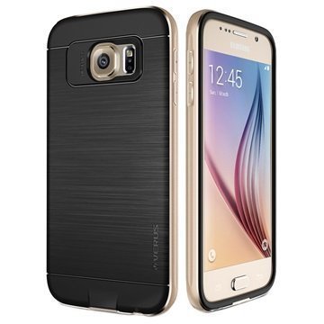 Samsung Galaxy S6 Verus Iron Shield Sarjan Kotelo Kulta