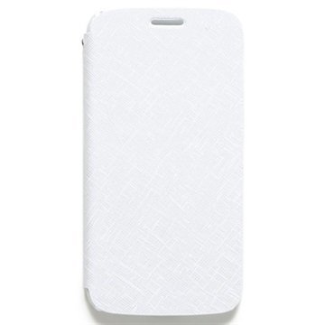 Samsung Galaxy S6 Zenus Prestige Minimal Diary Nahkainen Suojakotelo Valkoinen
