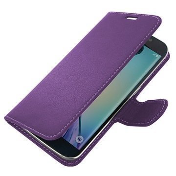 Samsung Galaxy S6 edge PDair Leather Case NP3LSS6EBX1 Violetti