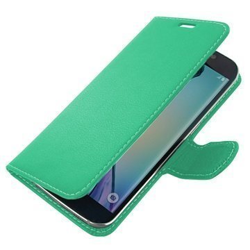 Samsung Galaxy S6 edge PDair Leather Case NP3QSS6EBX1 Turkoosi