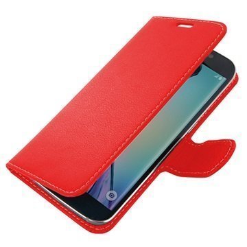 Samsung Galaxy S6 edge PDair Leather Case NP3RSS6EBX1 Punainen