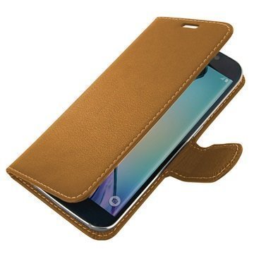 Samsung Galaxy S6 edge PDair Leather Case NP3TSS6EBX1 Ruskea