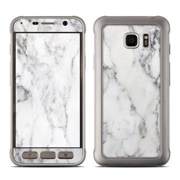 Samsung Galaxy S7 Active White Marble Suojakalvo