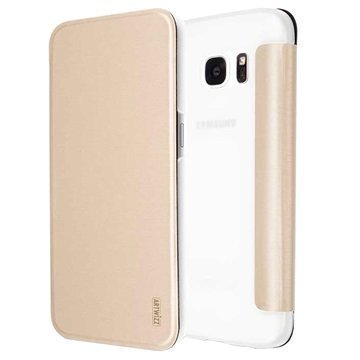 Samsung Galaxy S7 Artwizz SmartJacket Läppäkotelo Kulta