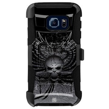 Samsung Galaxy S7 Beyond Cell Armor Combo Design Kotelo Wing Skull