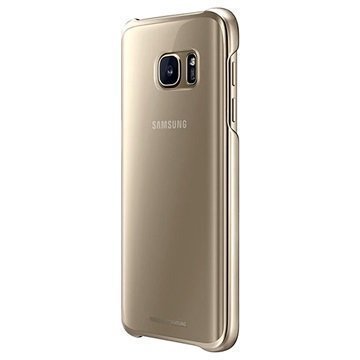 Samsung Galaxy S7 Clear Suojakuori EF-QG930CF Kulta