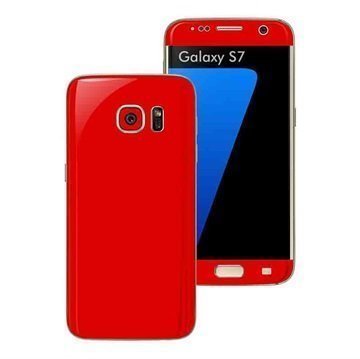 Samsung Galaxy S7 EasySkinz Matt Skin Suojakalvo Punainen