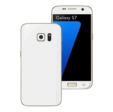 Samsung Galaxy S7 EasySkinz Matt Skin Suojakalvo Valkoinen