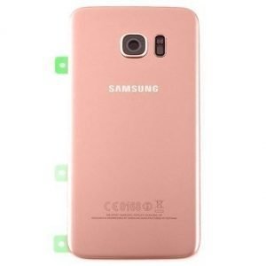 Samsung Galaxy S7 Edge Akkukansi Pinkki