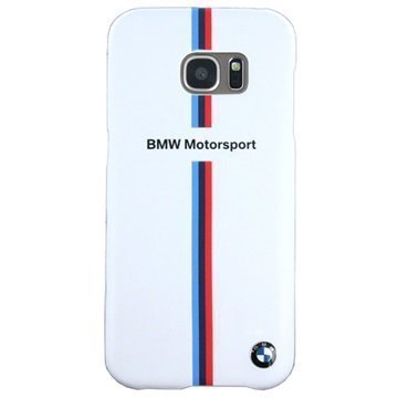 Samsung Galaxy S7 Edge BMW Split Tricolor Stripe Kova Kuori Valkoinen