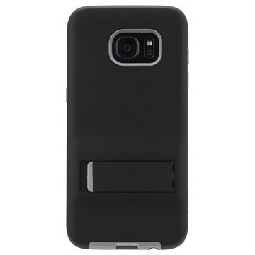 Samsung Galaxy S7 Edge Case-Mate Kova Jalustakotelo Musta / Harmaa