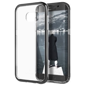 Samsung Galaxy S7 Edge Caseology Skyfall Series Hybridi Suojakuori Musta