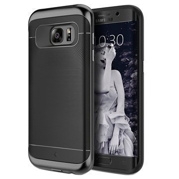 Samsung Galaxy S7 Edge Caseology Wavelength Kotelo Musta