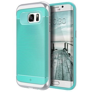 Samsung Galaxy S7 Edge Caseology Wavelength Kotelo Turkoosi / Hopea