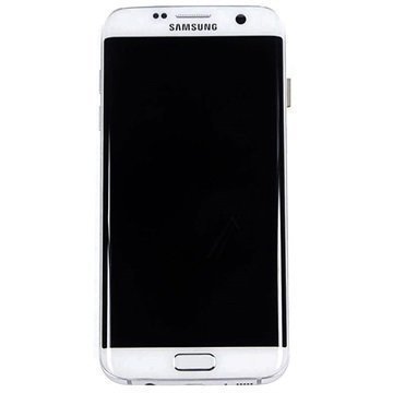 Samsung Galaxy S7 Edge Etukuori & LCD Näyttö GH97-18533D Valkoinen