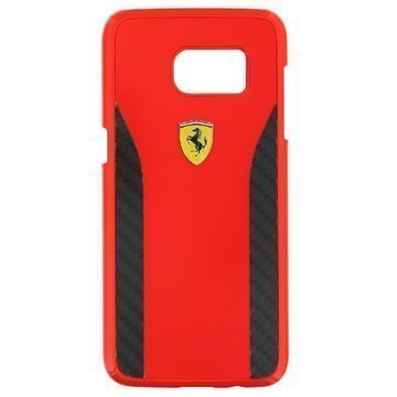 Samsung Galaxy S7 Edge Ferrari Daytona Carbon Kotelo Punainen