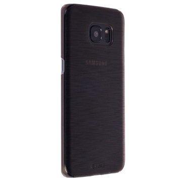 Samsung Galaxy S7 Edge Krusell Boden Kuori Läpinäkyvä / Musta