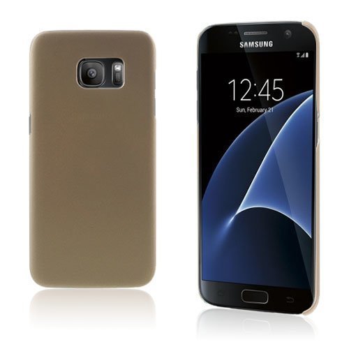 Samsung Galaxy S7 Edge Kumi Päällysteinen Pc Kuori Champagne