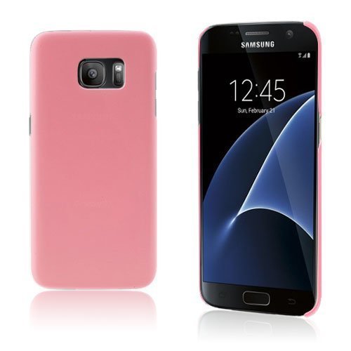 Samsung Galaxy S7 Edge Kumi Päällysteinen Pc Kuori Pinkki