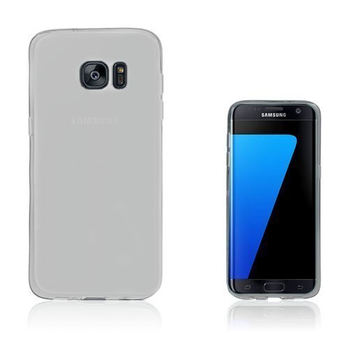Samsung Galaxy S7 Edge Läpinäkyvä Tpu Kuori Harmaa
