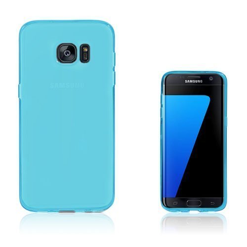 Samsung Galaxy S7 Edge Läpinäkyvä Tpu Kuori Tummansininen
