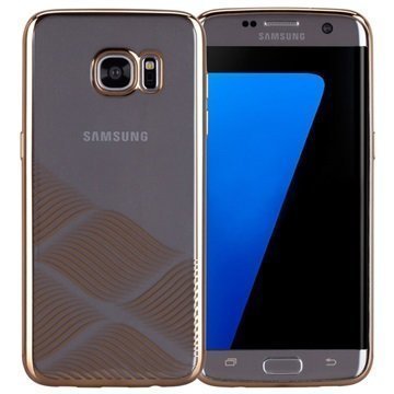 Samsung Galaxy S7 Edge Momax Splendor TPU-Kotelo Kulta