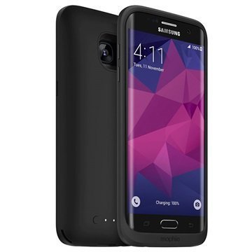 Samsung Galaxy S7 Edge Mophie Juice Pack Akkukuori Musta