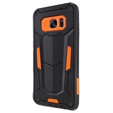 Samsung Galaxy S7 Edge Nillkin Defender II Series Hybrid Suojakuori Musta / Oranssi