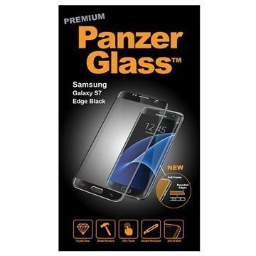 Samsung Galaxy S7 Edge PanzerGlass Premium Full Frame Screen Protector Black