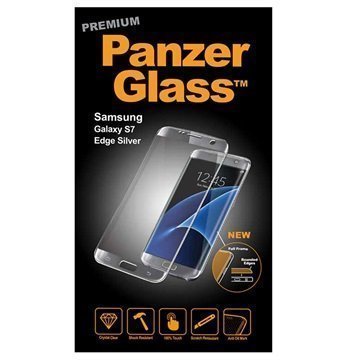 Samsung Galaxy S7 Edge PanzerGlass Premium Näytönsuoja Hopea