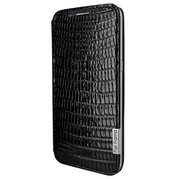 Samsung Galaxy S7 Edge Piel Frama FramaSlim Lisko Nahkakotelo Musta