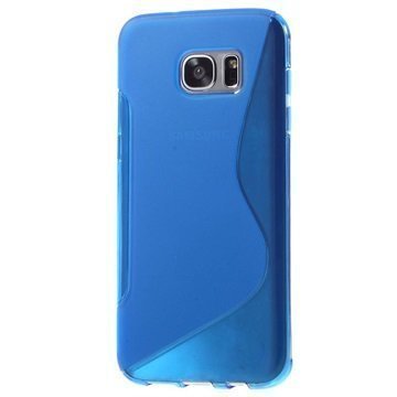 Samsung Galaxy S7 Edge S-Curve TPU-Kotelo Sininen