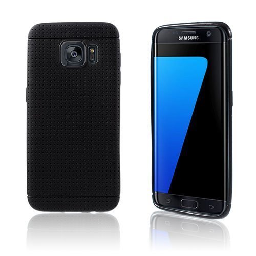 Samsung Galaxy S7 Edge Tpu Piste Kuori Musta