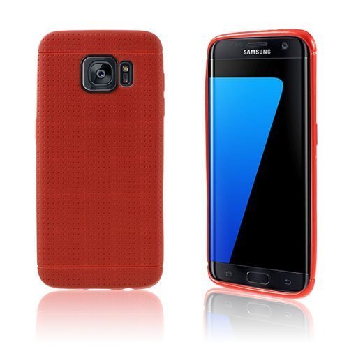 Samsung Galaxy S7 Edge Tpu Piste Kuori Punainen