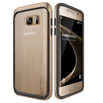 Samsung Galaxy S7 Edge VRS Design Triple Mixx -Sarjan Kotelo Hohtava Kulta