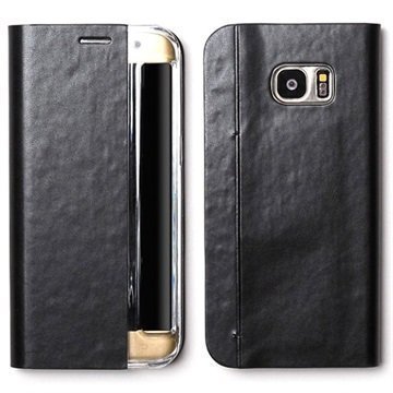 Samsung Galaxy S7 Edge Zenus Basic Diary Kotelo Musta